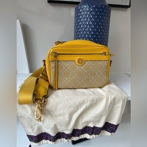 Tory Burch T Monogram Jacquard Camera Bag